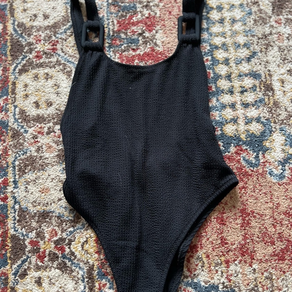 Aerie Black One Piece Swimsuit